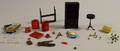 Group of Dollhouse and Toy Miniatures