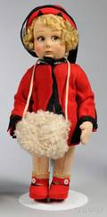 Small Felt Lenci Girl Doll