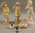 Six Bisque Figures
