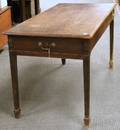 Mahogany and Mahogany Veneer Side Table