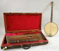Stewart Universal Favorite Banjo and a 19th Century Karl Sprenger Inlaid Rosewood Veneer Zither