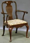 Queen Annestyle Mahogany Armchair