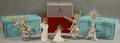 Four Lladro Porcelain Figural Angels and a Star of Bethlehem