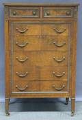 George IIIstyle Ormolumounted Veneered Tall Chest