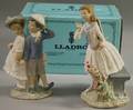 Two Lladro Porcelain Figural Groups