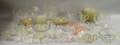 Large Group of Mostly Colorless Pressed Glass