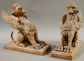 Pair of Carved Griffins