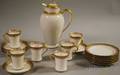 Limoges Giltrimmed Porcelain Chocolate Service for Six