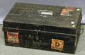 Blackpainted Metal Ship Captains Storage Box