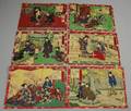 Set of Six Unframed 19th Century Japanese Woodblock Prints