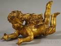 Giltwood and Gesso Putto