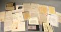 Approximately Twentyfive 18th20th Century Notables and Politician Signed Documents and Autographs