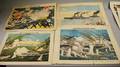 Eight Japanese Handcolored Lithographs Depicting Imperial Navy Battle Scenes