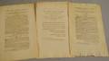 Five Printed US Congressional Resolution Broadsides