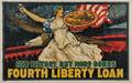 J Scott Williams WWI Lithograph For Victory Buy More Bonds Poster