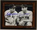 Ted Williams and Joe DiMaggio Autographed Photograph