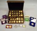 Group of Mostly Sterling Silver Medals Coins and Commemoratives