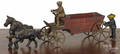 Arcade cast iron horse drawn  Contractors Dump Wagon