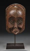 Lulua Carved Wood Mask
