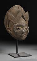 Yoruba Carved Wood Gelede Mask