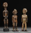 Three African Carved Wood Figures