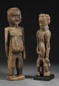 Two East African Carved Wood Figures