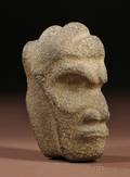 Vera Cruz Carved Stone Hacha