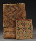 Two Plateau Polychrome Cornhusk Bags