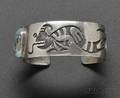 Southwest Silver and Turquoise Bracelet