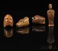 Four Prehistoric Ivory Charms