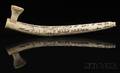 Eskimo Carved and Etched Ivory Pipe