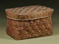 Northeast Painted Wood Splint Basket