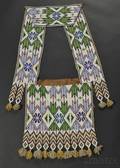 Winnebago Beaded Cloth Bandolier Bag
