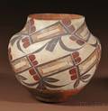 Acoma Polychrome Pottery Olla