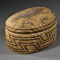 Tohono Oodham Lidded Basket