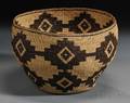 Northern California Twined Basketry Bowl