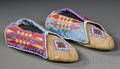 Kickapoo Beaded Hide Moccasins