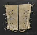 Eastern Sioux Beaded Hide Half Leggings