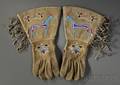 Shoshone Beaded Hide Gauntlets