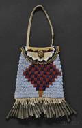 Mescalero Apache Beaded Hide Strikealight Pouch