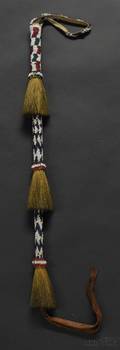 Apache Beaded Wood Quirt