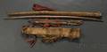 Apache Painted Hide Bowcase and Quiver