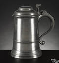 Hartford Connecticut pewter tankard ca 1840