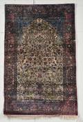Kerman Silk Prayer Rug