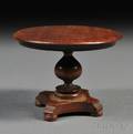Miniature Classical Turned Wood Center Table