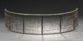 Brass and Wirework Demilune Fire Fender
