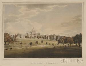 Abel Bowen publisher Boston 19th Century BOSTON COMMON