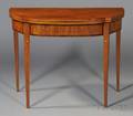 Federal Inlaid Mahogany Card Table