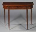 Federal Inlaid Mahogany Card Table