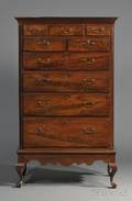 Chippendale Carved Walnut Chestonframe